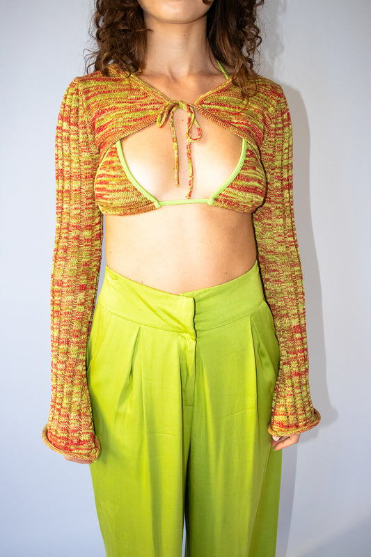 Bonita Knit Bolero ~ Pitaya