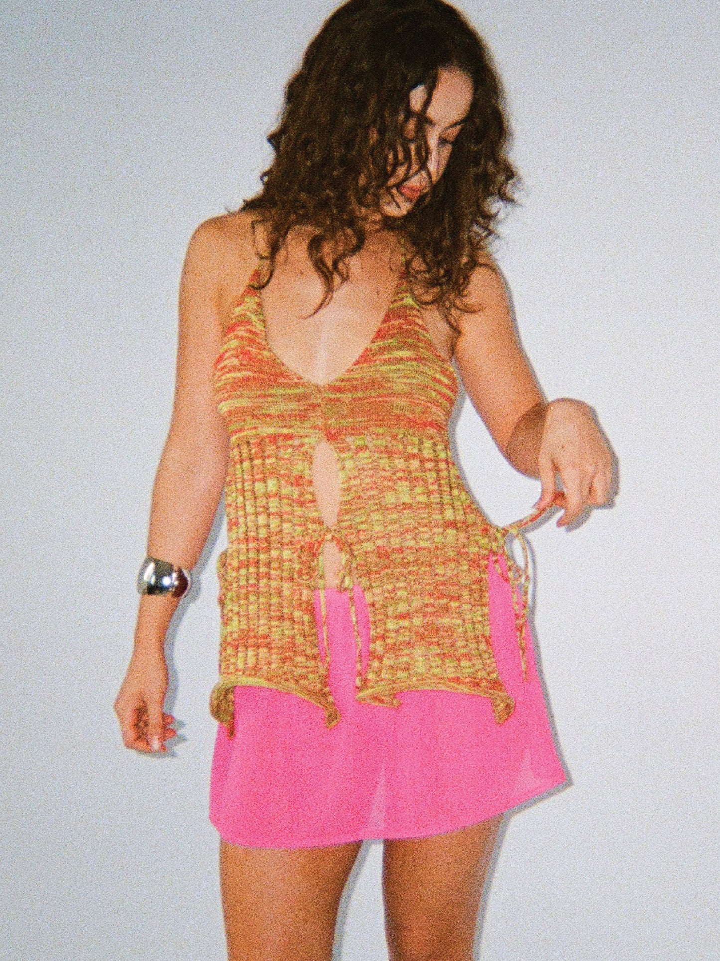 Penelope Knit Top ~ Pitaya