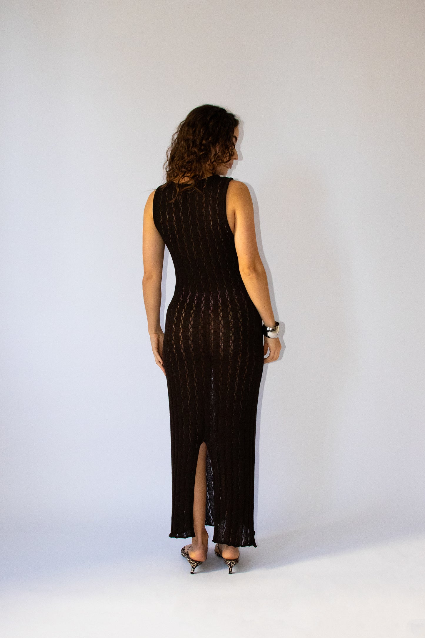 Maya Knit Maxi Dress ~ Coconut