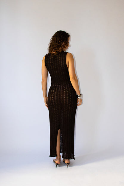 Maya Knit Maxi Dress ~ Coconut