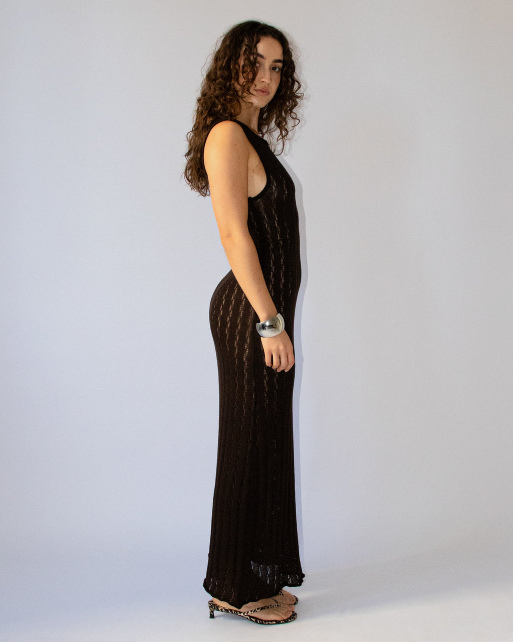 Maya Knit Maxi Dress | Coconut