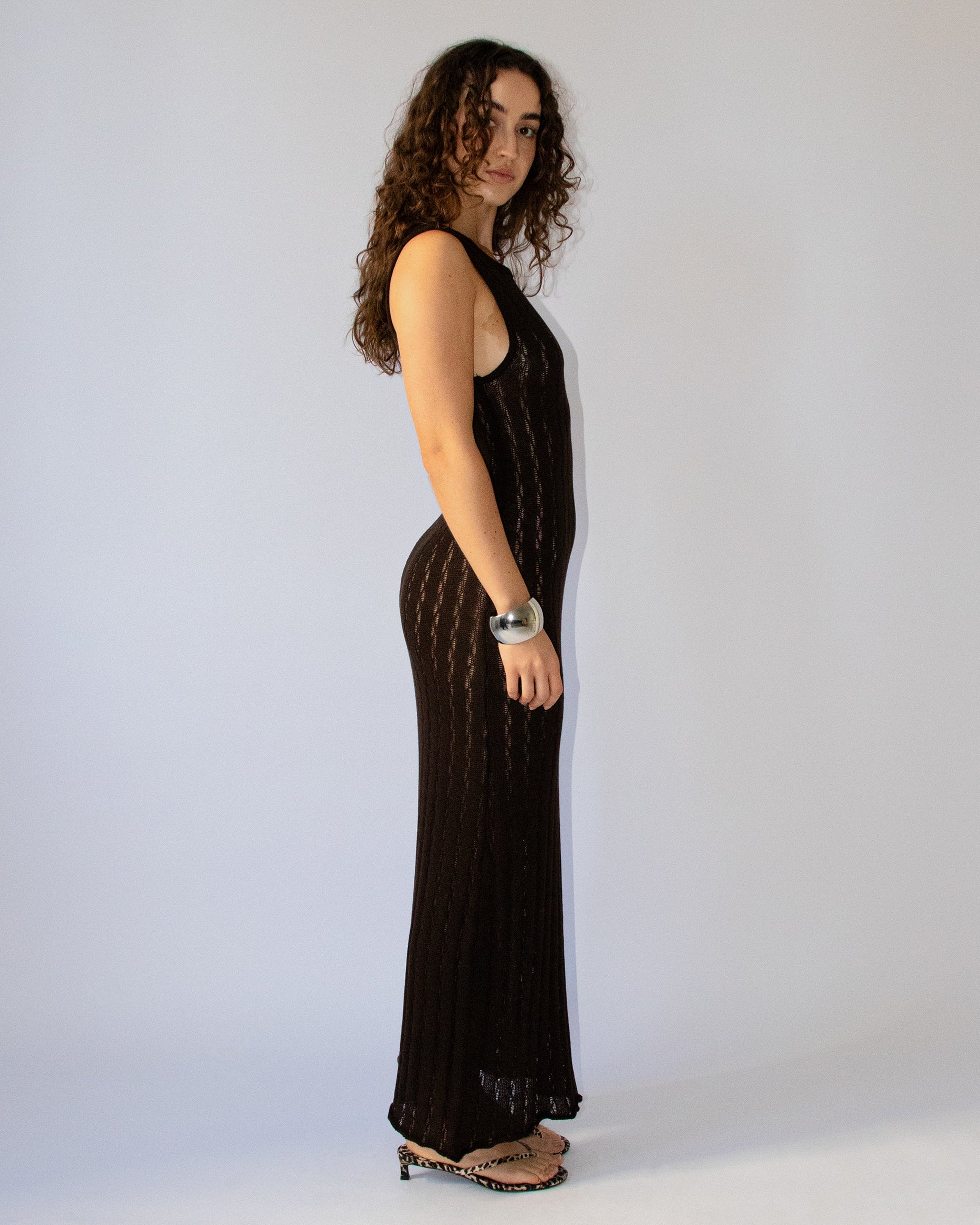 Maya Knit Maxi Dress | Coconut