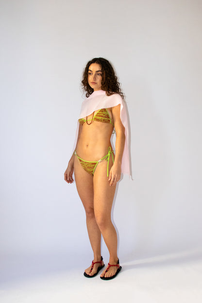 Josie Knit Bikini Bottom ~ Pitaya