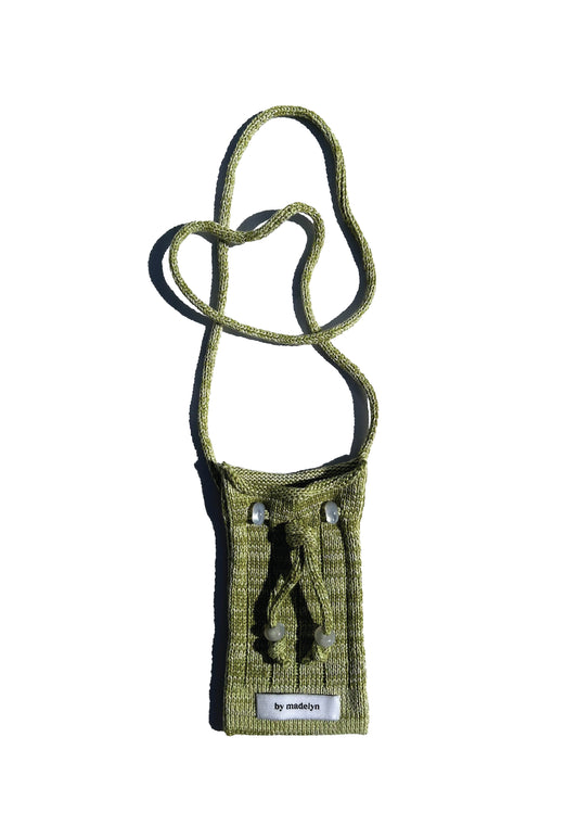 Ana Knit Phone Pouch ~ Palm